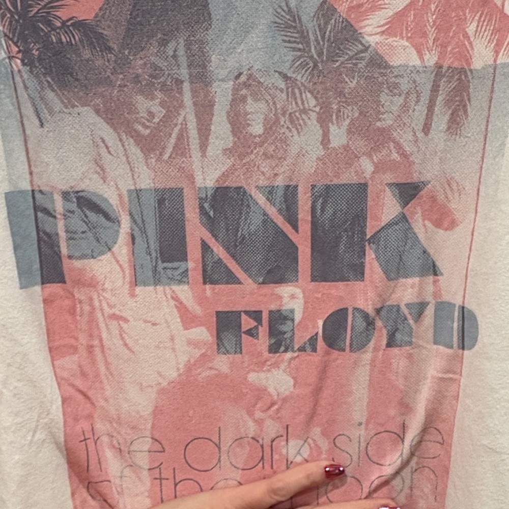 Pink Floyd Graphic Tee - White and Pink - Picture 4 of 5